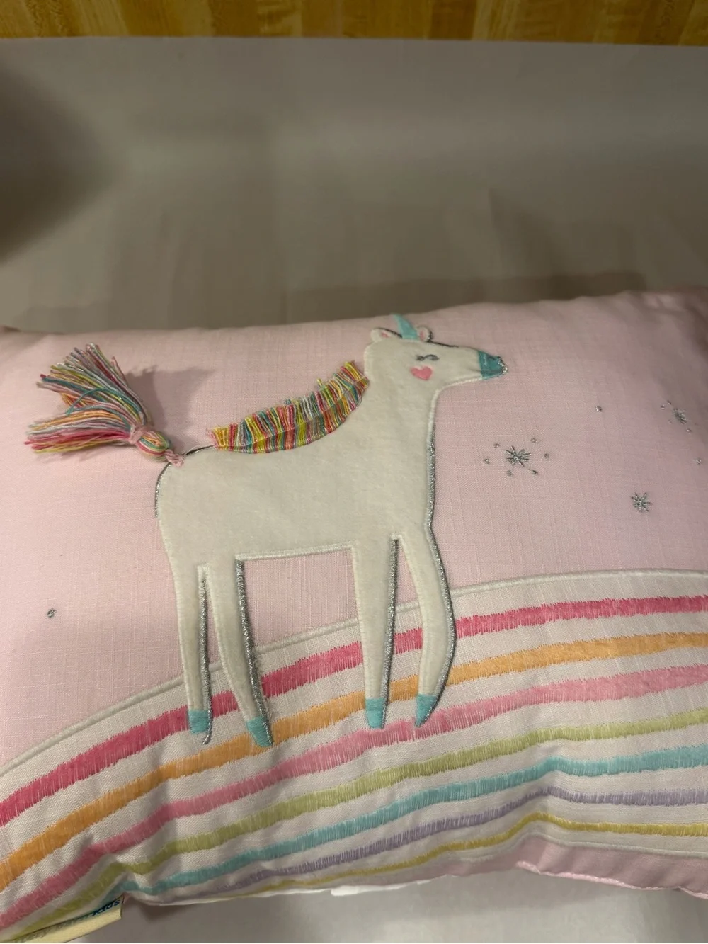Pottery Barn Kids Molly Unicorn Pillow